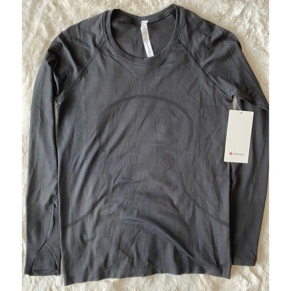 lululemon athletica Tops - NWT Lululemon Swiftly Tech LS 2.0 Size 10 Black BLK